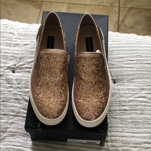 Steve Madden Rose Gold Slip On Shoes